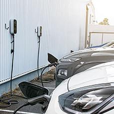 Nova parede montada para parede de carregamento de carro elétrico